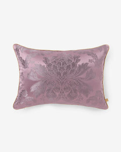 Himalayan Lilac: Cream Silk Gyasar Cushion
