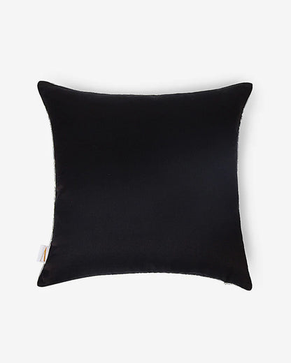 SILVER BROCADE PILLOW