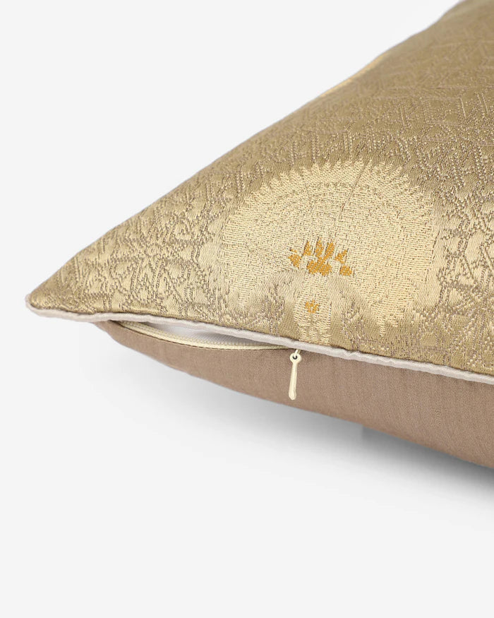 Golden Brocade Cushion