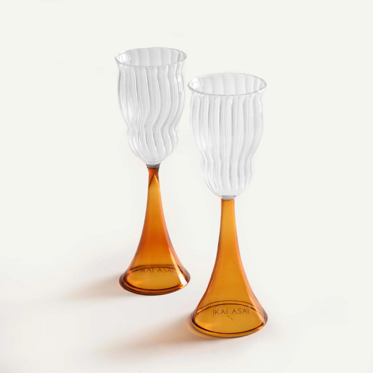 The Golden Hour Champagne Flutes (Set of 2)