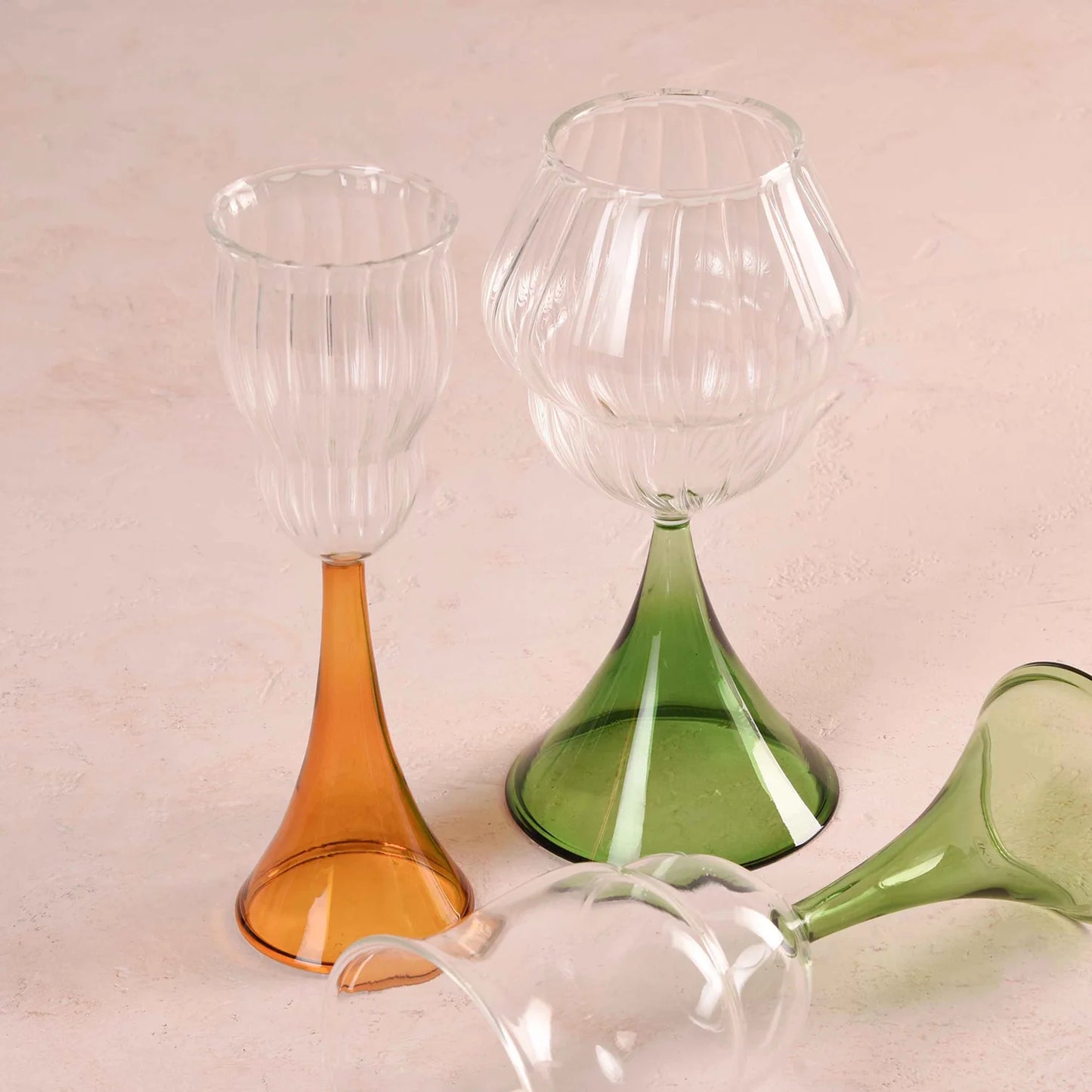 The Golden Hour Champagne Flutes (Set of 2)