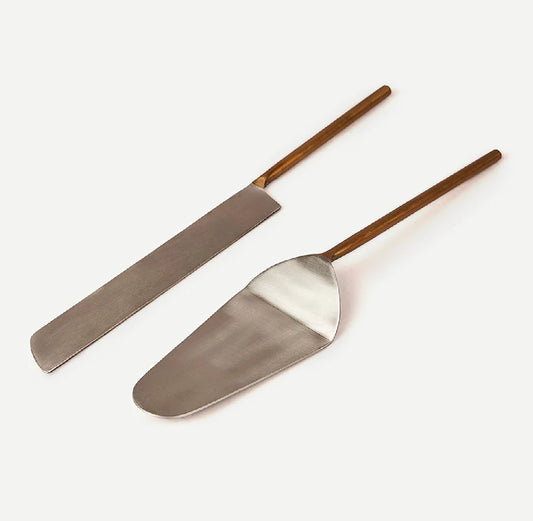 Ceremonial Cake Serving Duo