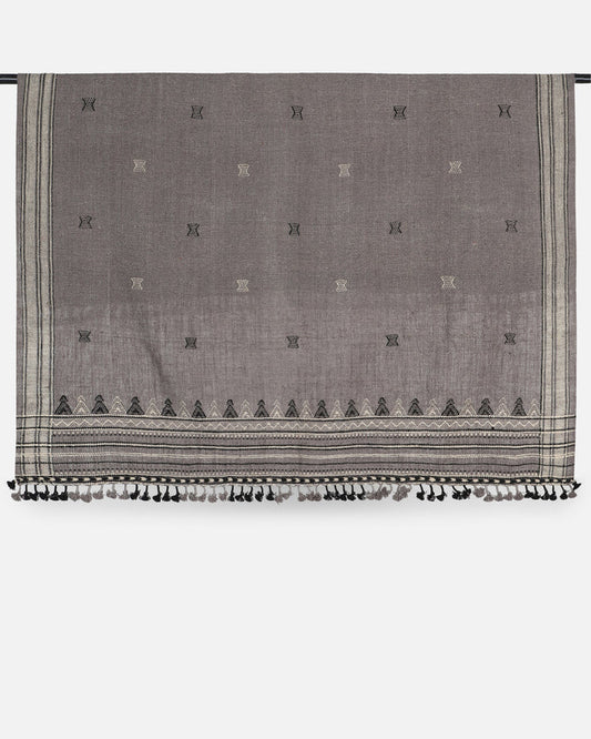 PEARL STITCH WOOLEN THROW