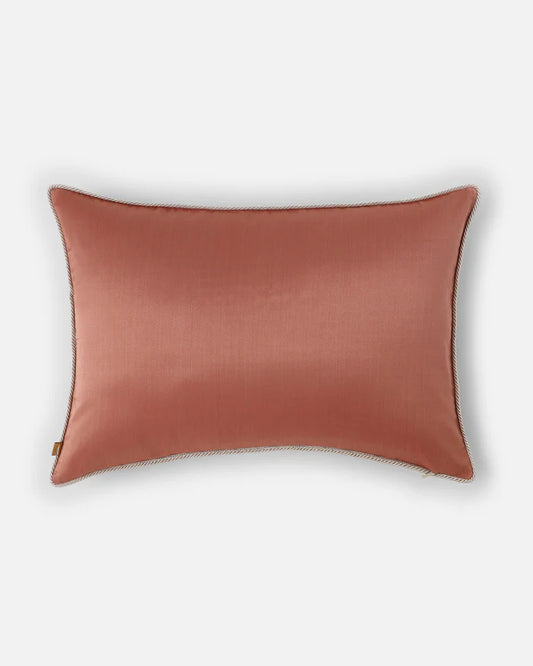 Solid burnished-copper silk reverse — back view