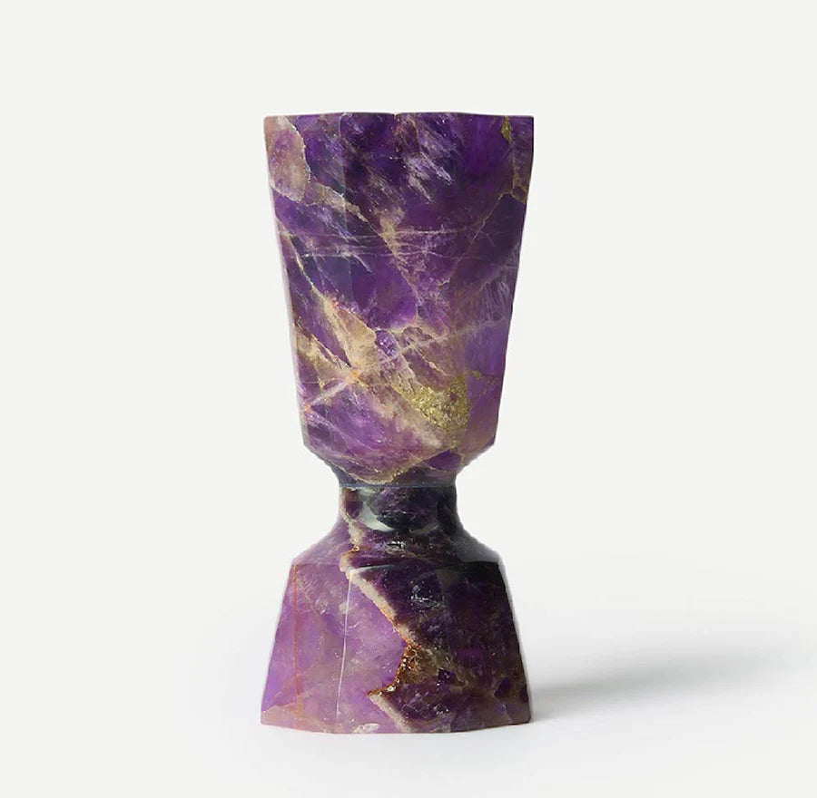 Hand-carved amethyst vessel for a luxury milestone gift